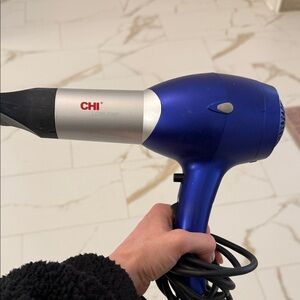 CHI Blue Travel Hair Dryer - Lightweight Styling Tool